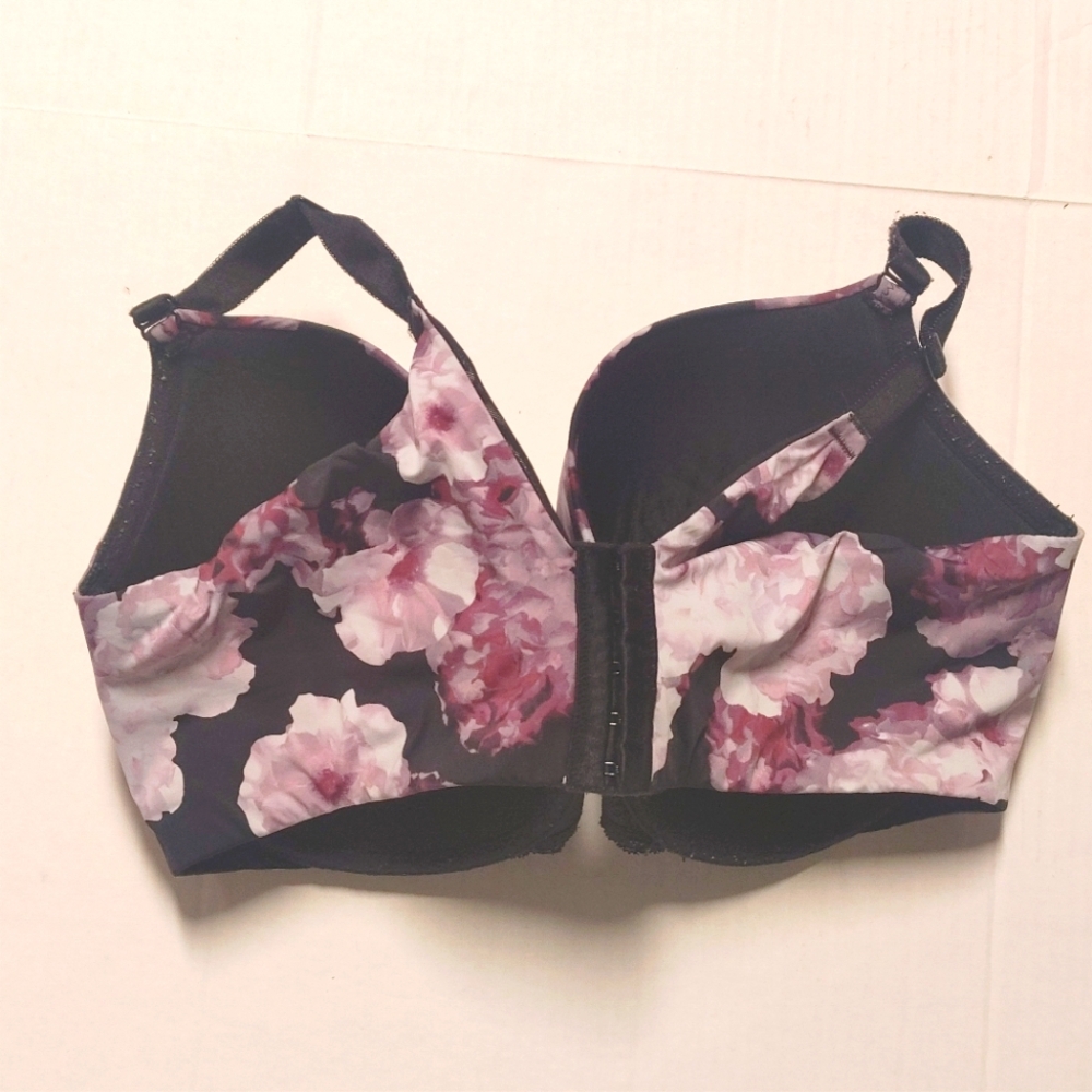 TORRID Curve Floral Black Underwire Bra Size 40F - Picture 8 of 10